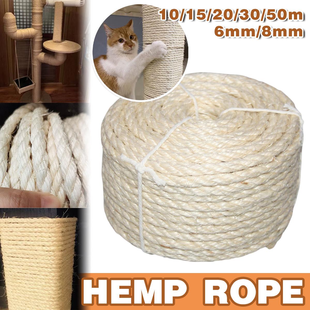 Burlap Rope Cat Climbing Scratch 6mm x 20m