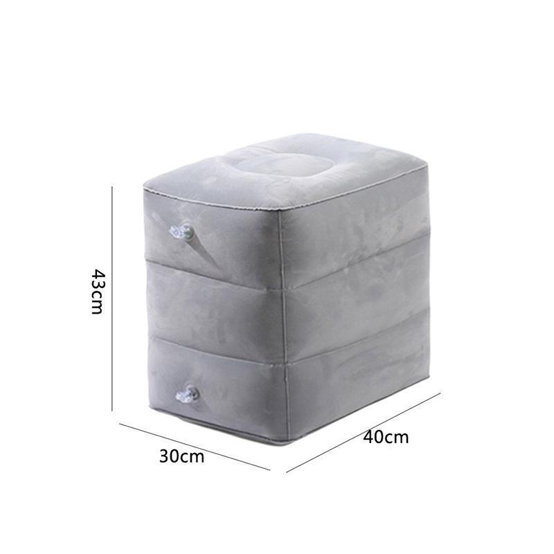 Inflatable Foot Rest Travel Air Pillow - Image 3