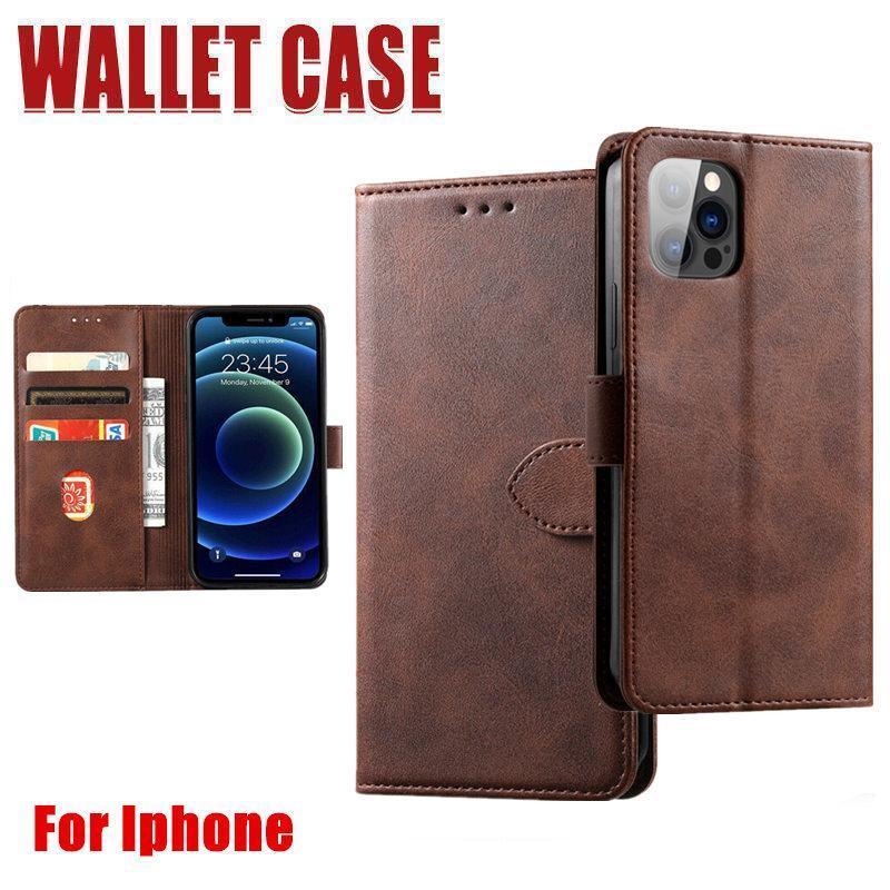 Brown Wallet Flip Case iPhone 14 Pro Max