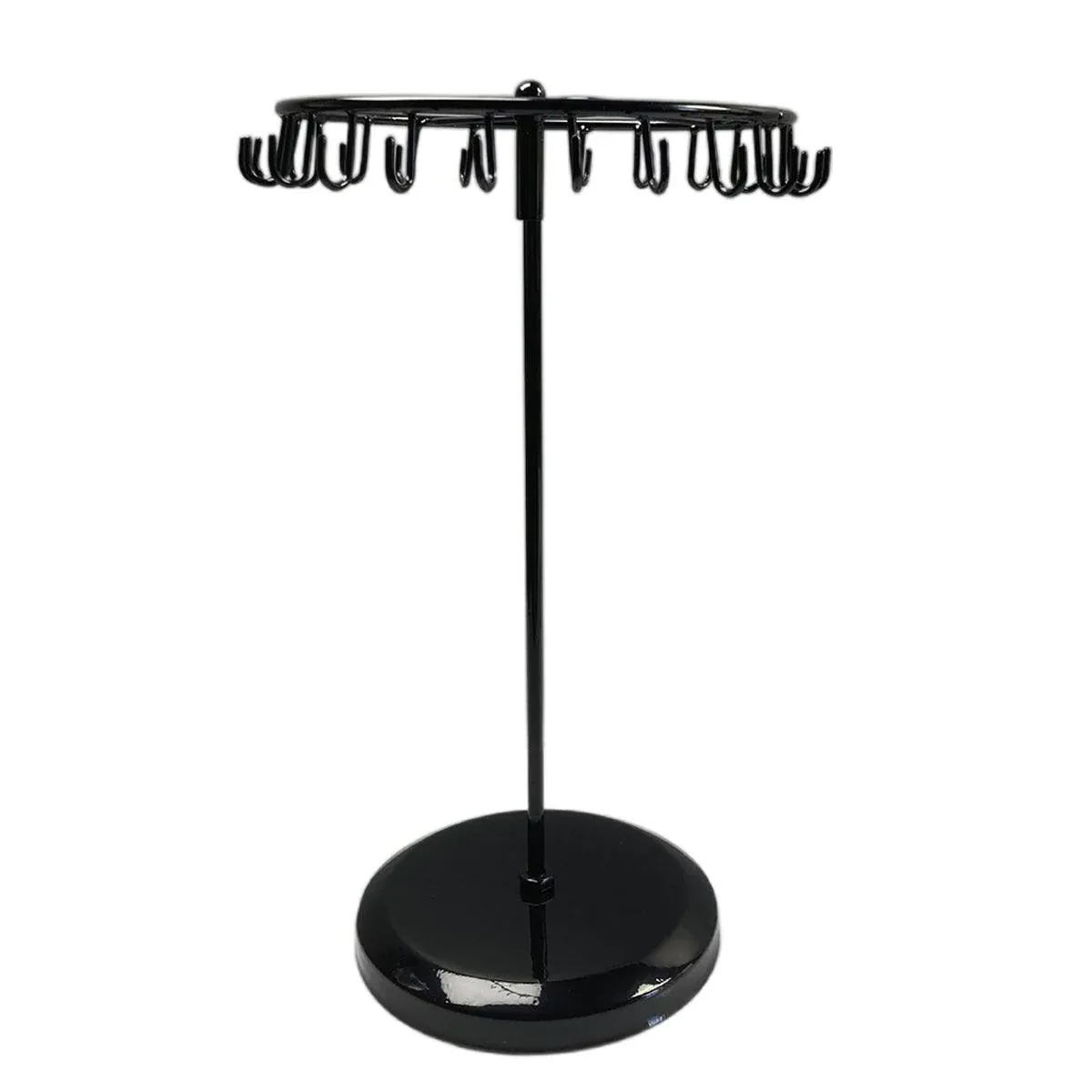 Iron Rotating Necklace Stand - Black