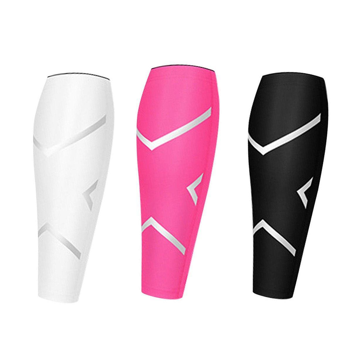 Sports Shin Guards White L - Image 2