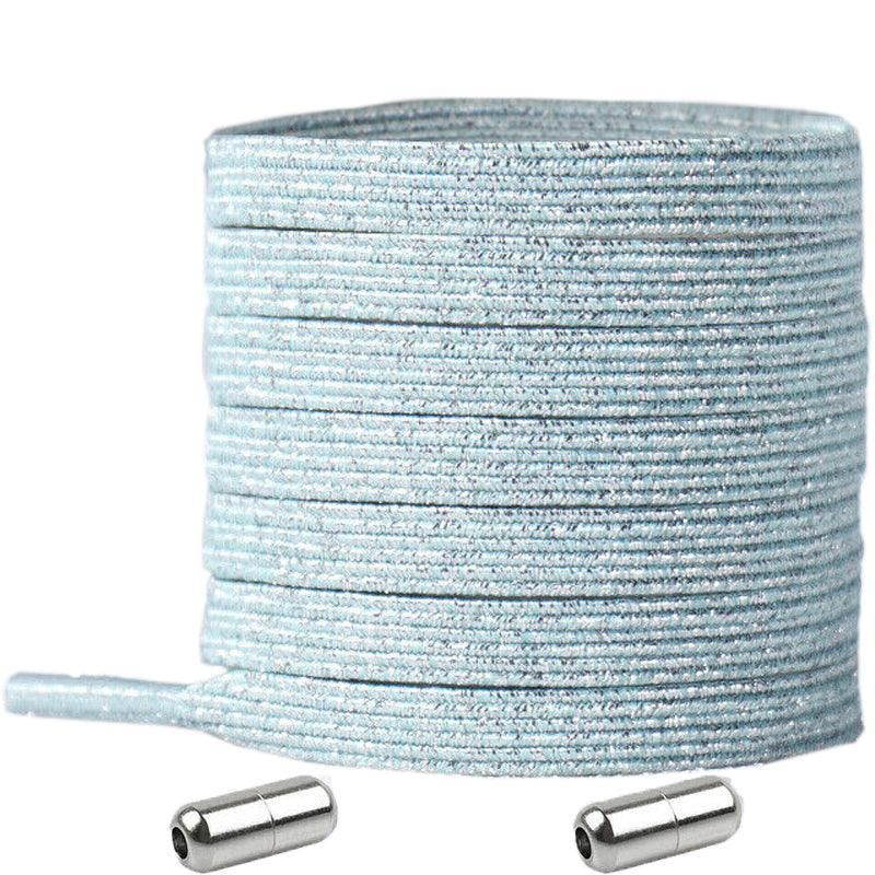 No Tie Elastic Shoelace - Silver Green