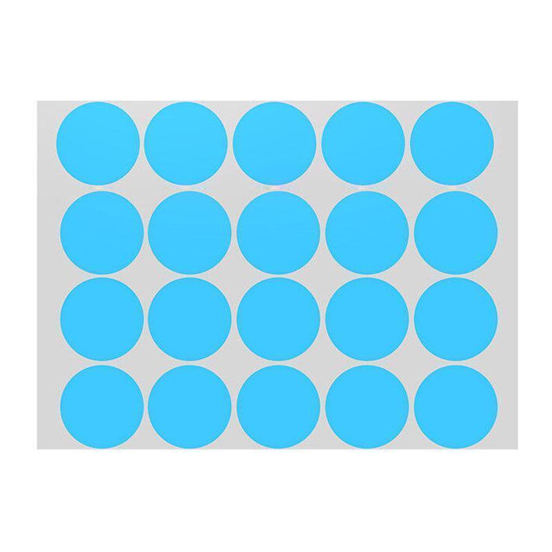 Blue Sticker Dots 50mm 8 Dots - Image 8