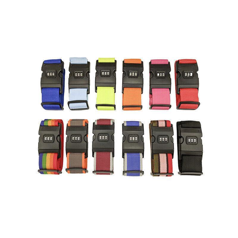 Luggage Strap Code Password Black - Image 2