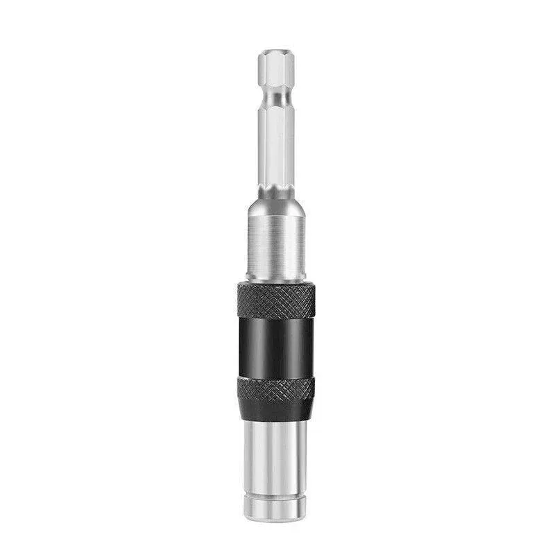 Pivoting Screwdriver Bit Holder Silver