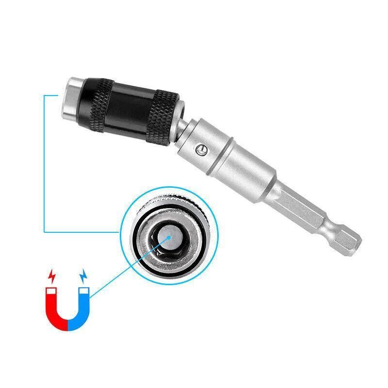 Pivoting Screwdriver Bit Holder Silver - Image 4