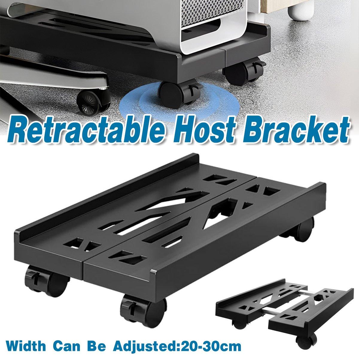 Plastic Computer Case Bracket Retractable Host Shelf