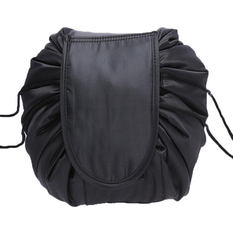 Portable Travel Makeup Bag Orange Flower - Image 6