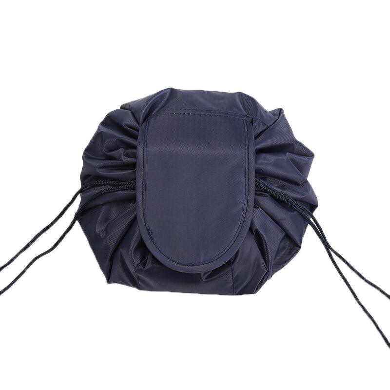 Portable Travel Makeup Bag Orange Flower - Image 16