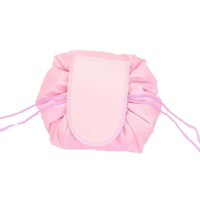Portable Travel Makeup Bag Green Flamingo - Image 15