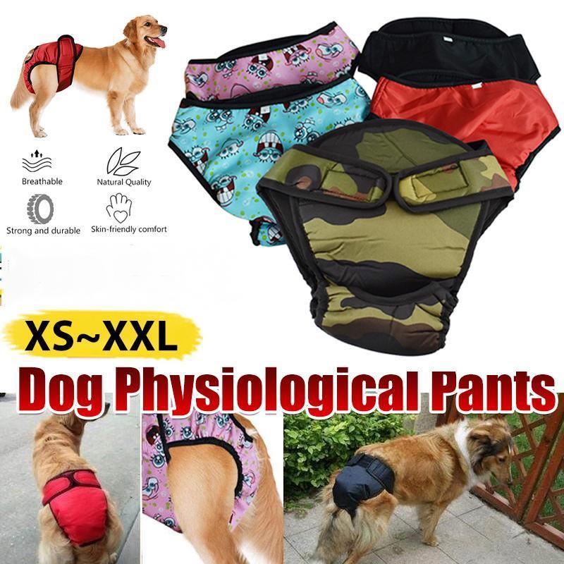 Washable Dog Nappy Pink XL Reusable