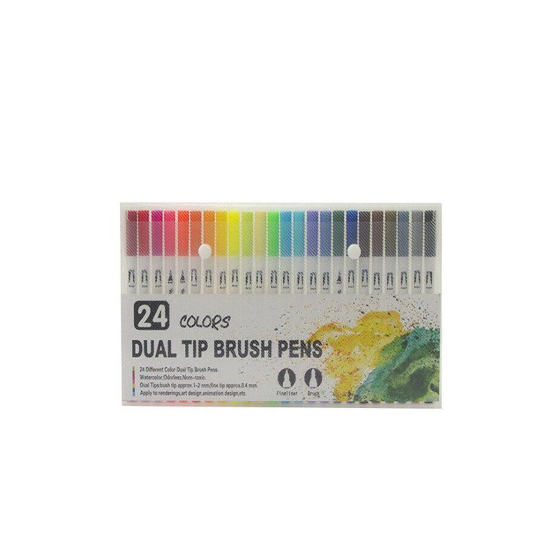 Watercolor Brush Pen Set - Black 12 - Image 7