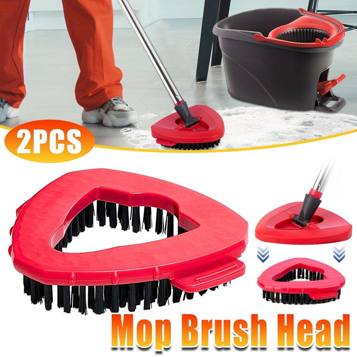 2PCS Triangle Rotating Mop Head Replacement