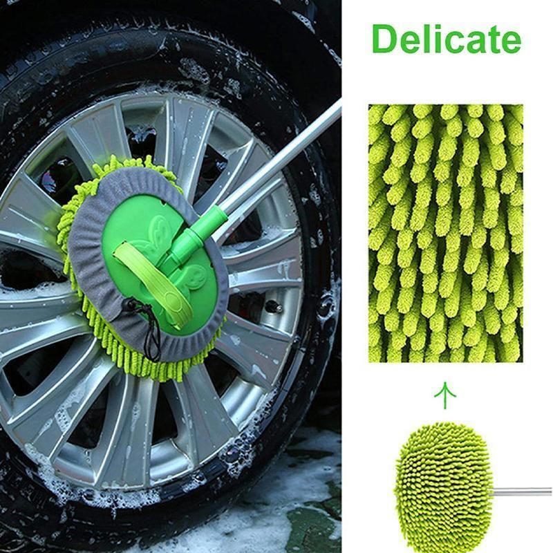 Telescopic Car Brush Wash Mop Cloth Replacement Only - Image 6