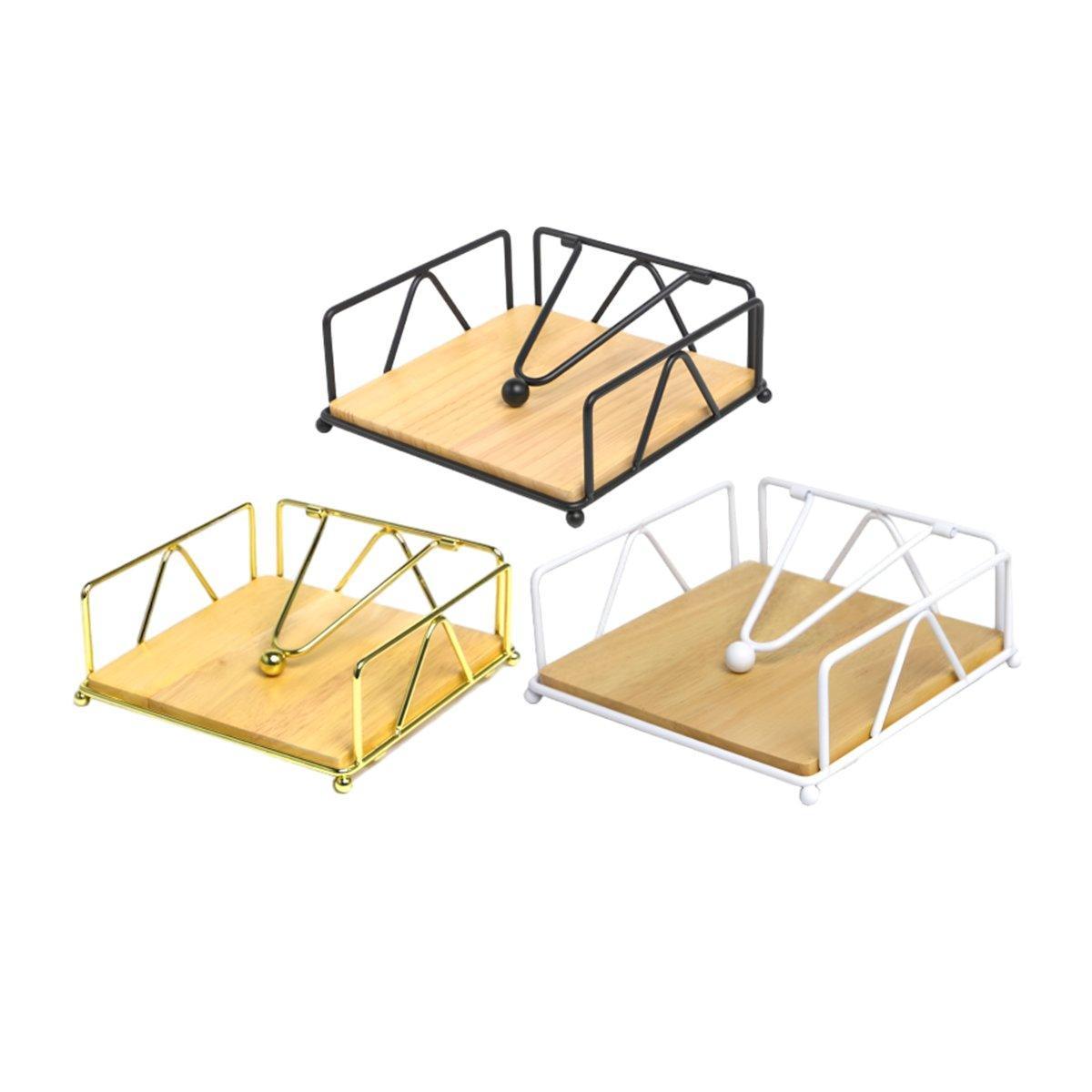Steel Napkin Holder Gold - Image 2