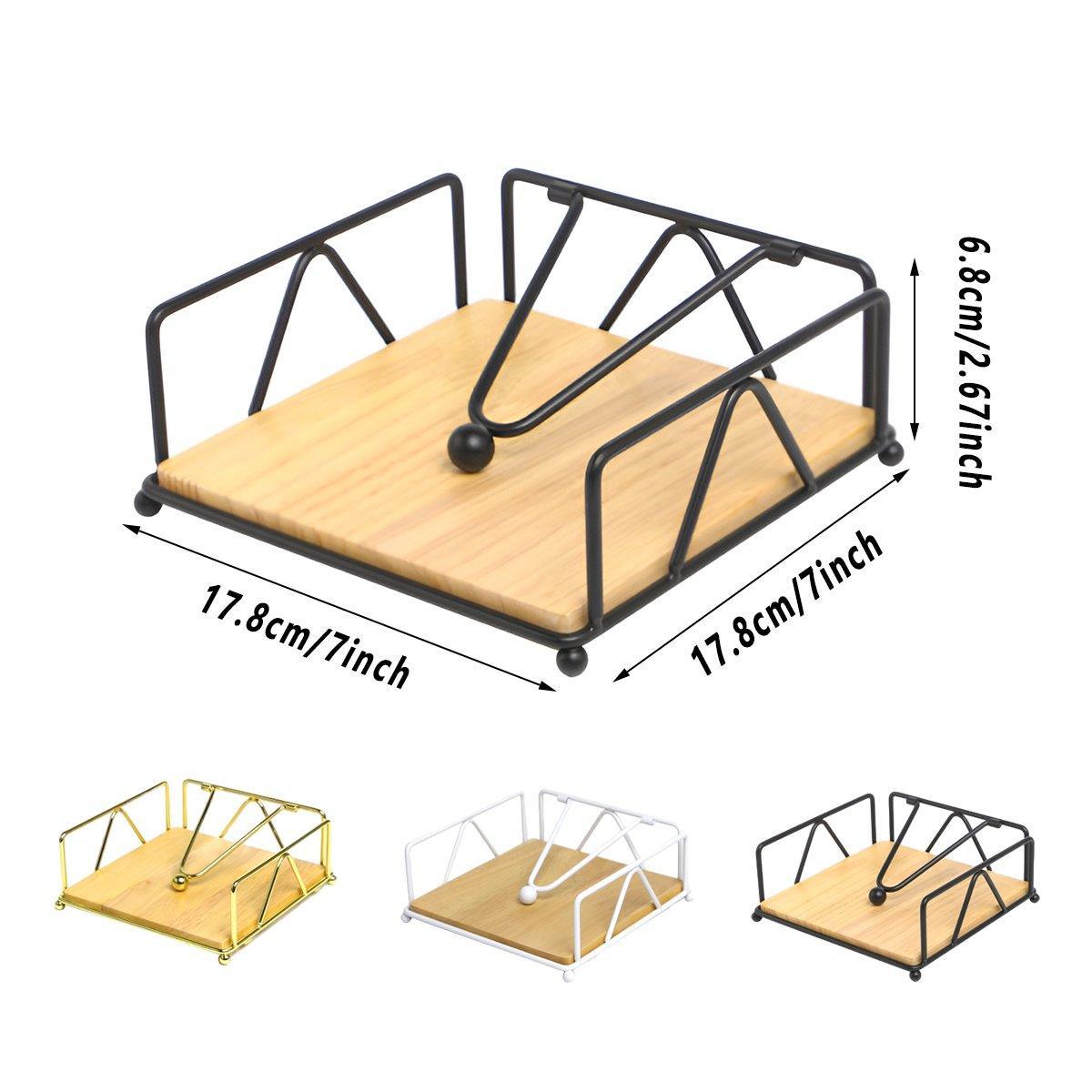 Steel Napkin Holder Gold - Image 3