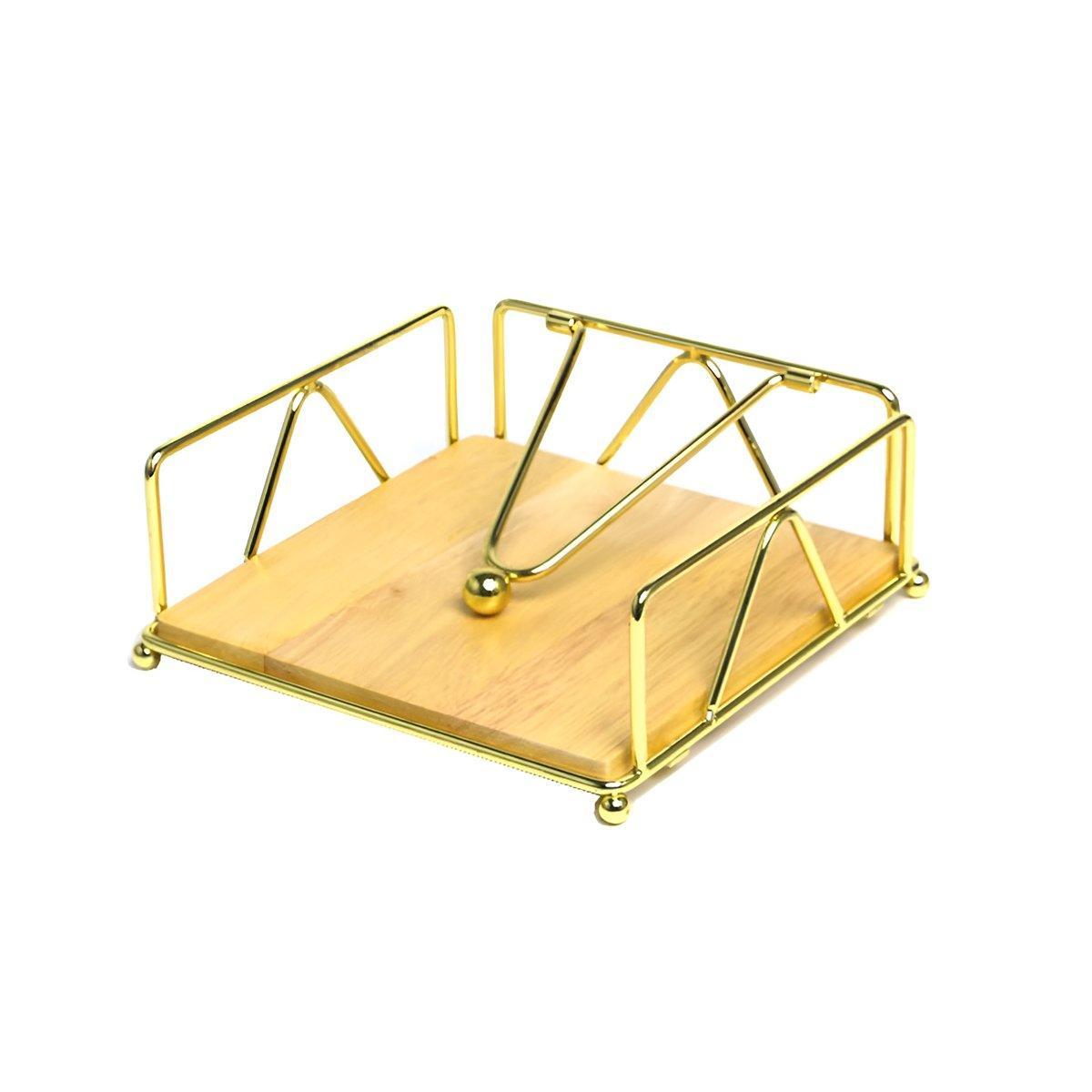 Steel Napkin Holder Gold - Image 8