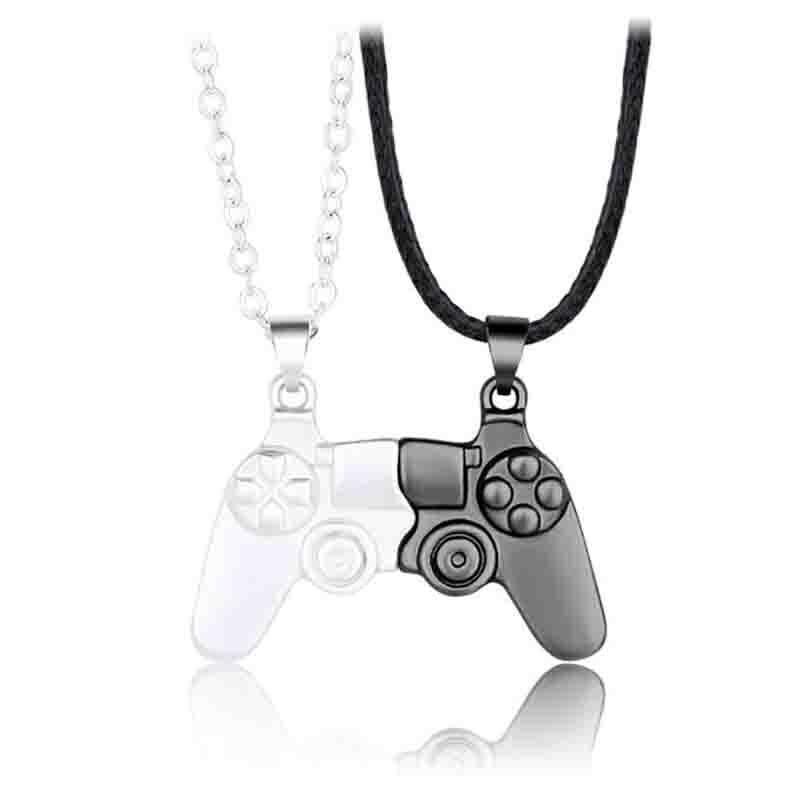 Matching Gamer Controller Necklace Gold Silver - Image 6