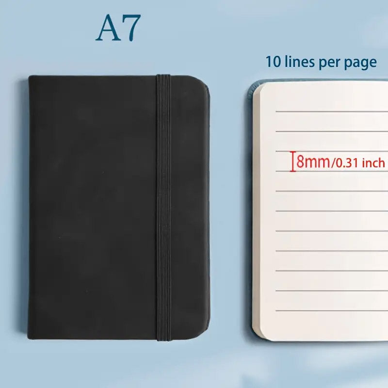 10pcs Mini Pocket Notebook A7 Green - Image 5