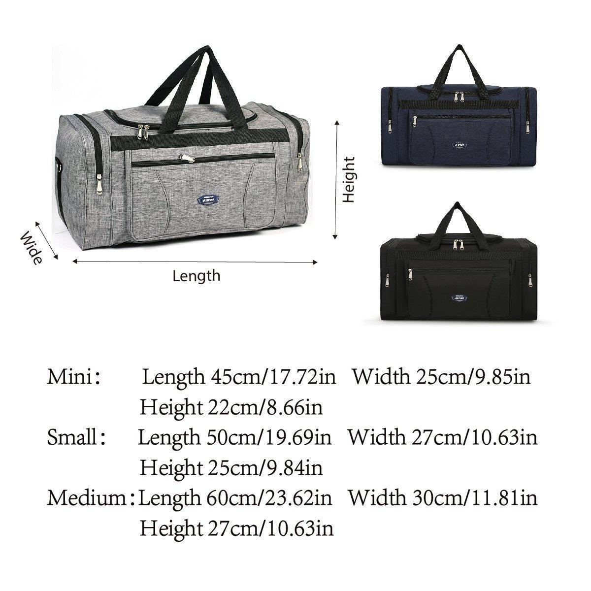Large Waterproof Travel Bag Mini Grey - Image 3