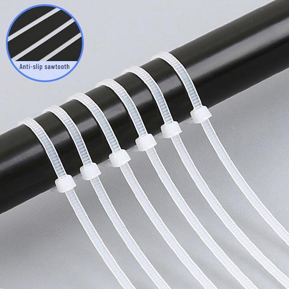 100X Cable Ties 10x600mm White - Image 3