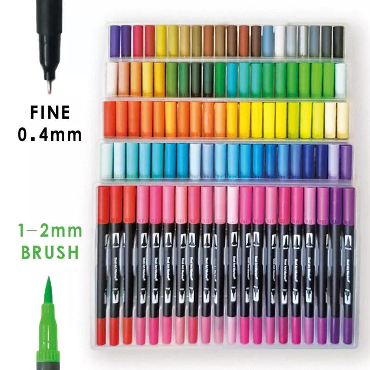 Watercolor Brush Pen Set - White 72 - Image 3
