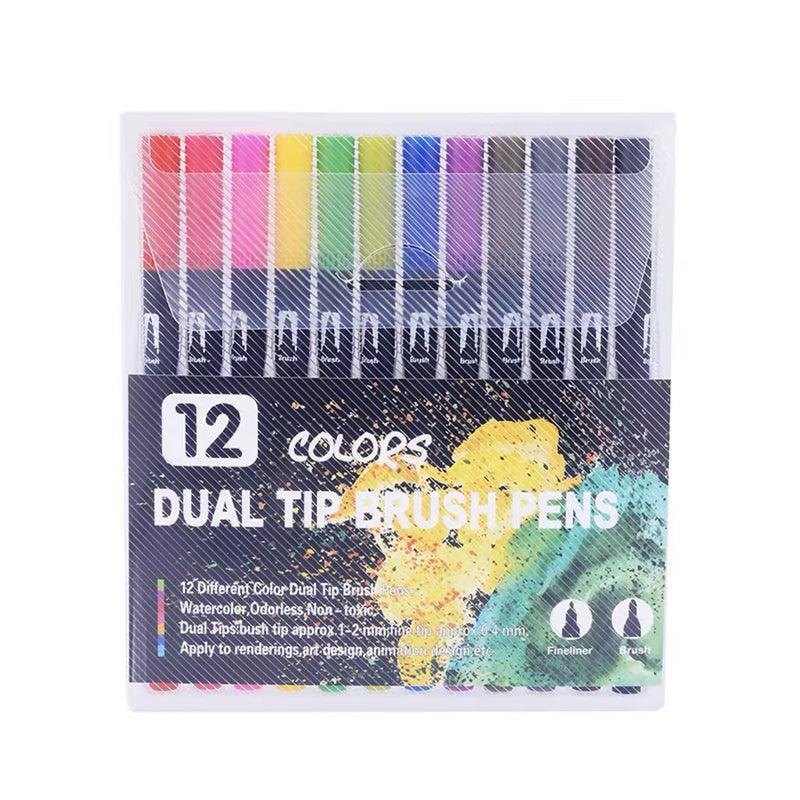 Watercolor Brush Pen Set - White 72 - Image 11