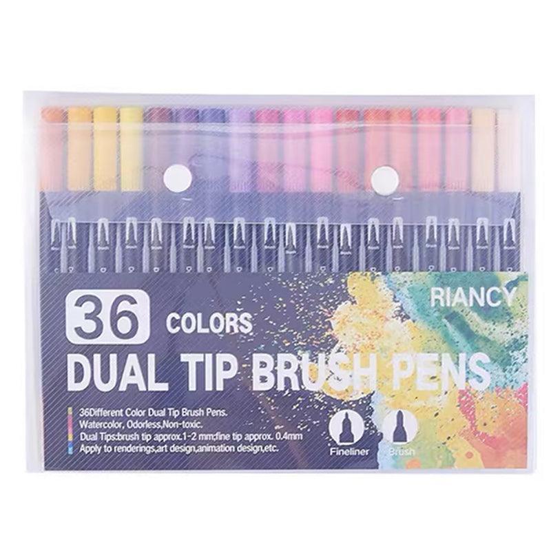 Watercolor Brush Pen Set - White 72 - Image 13