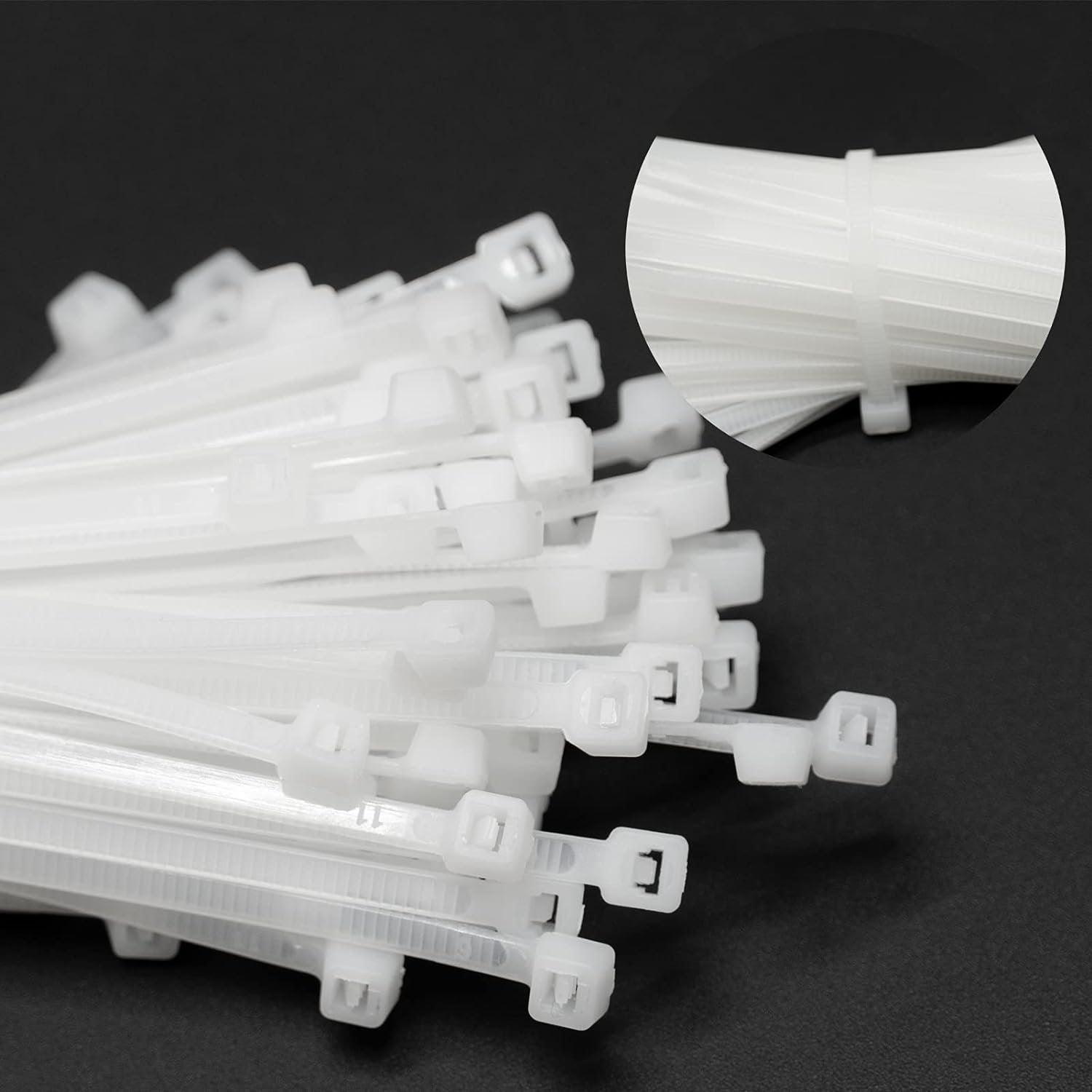 100X Cable Ties 10x700mm White - Image 4