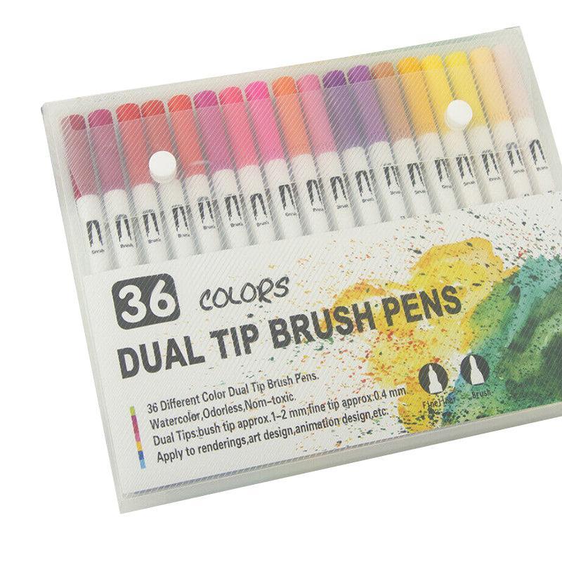 Watercolor Brush Pen Set - White 120 - Image 8