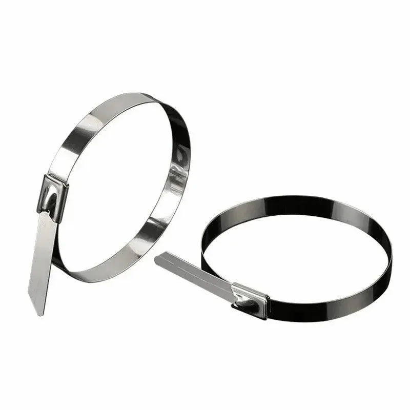 20X Stainless Steel Cable Ties 7.9x400mm - Image 3