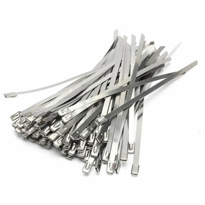 20X Stainless Steel Cable Ties 7.9x400mm - Image 4