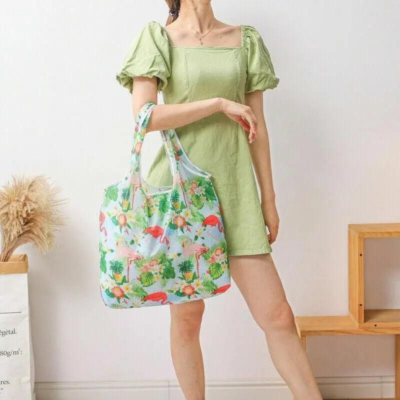 Reusable Foldable Waterproof Shopping Bag B-01 - Image 4