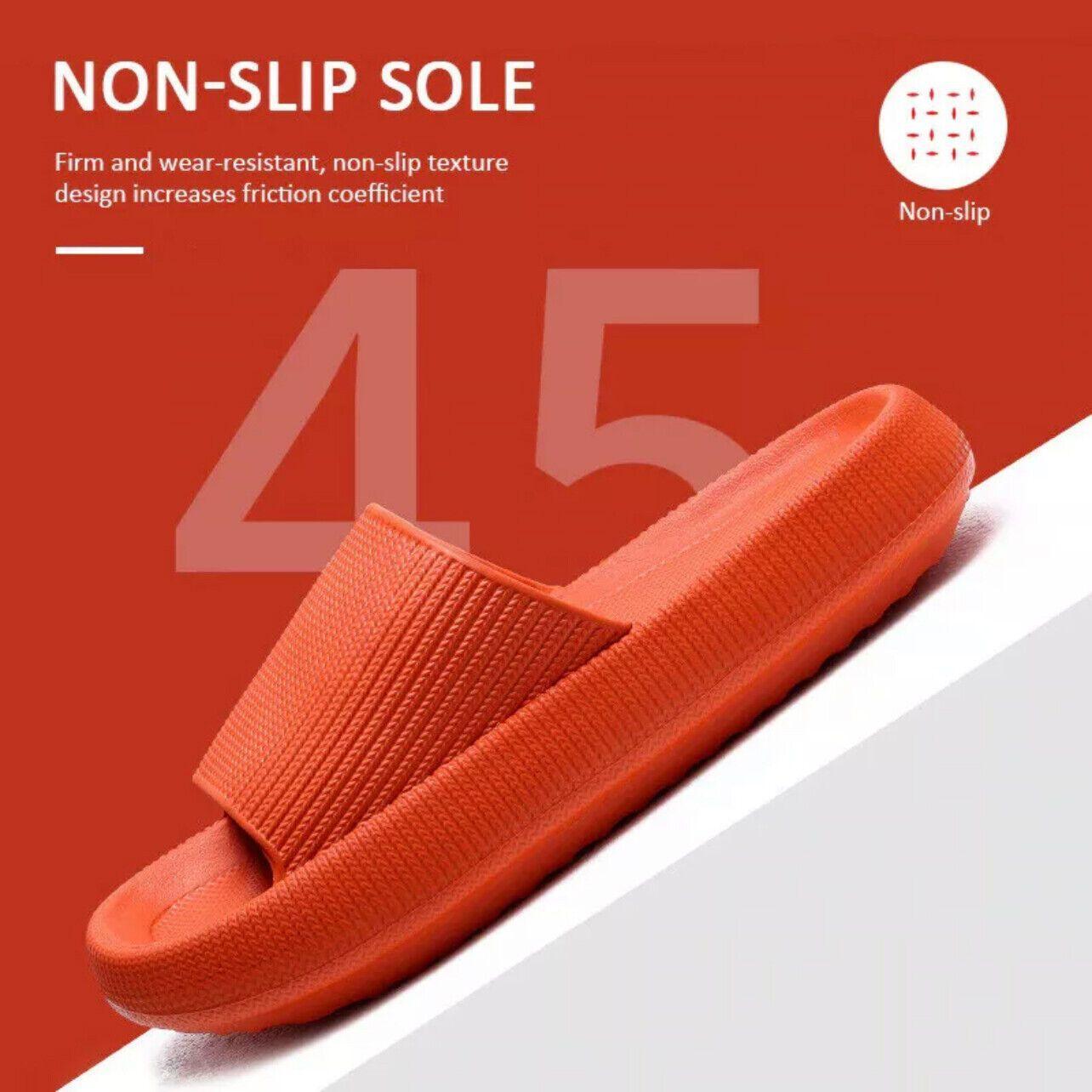 Ultra-Soft Pillow Slides EVA Slippers Blue 40-41 - Image 4