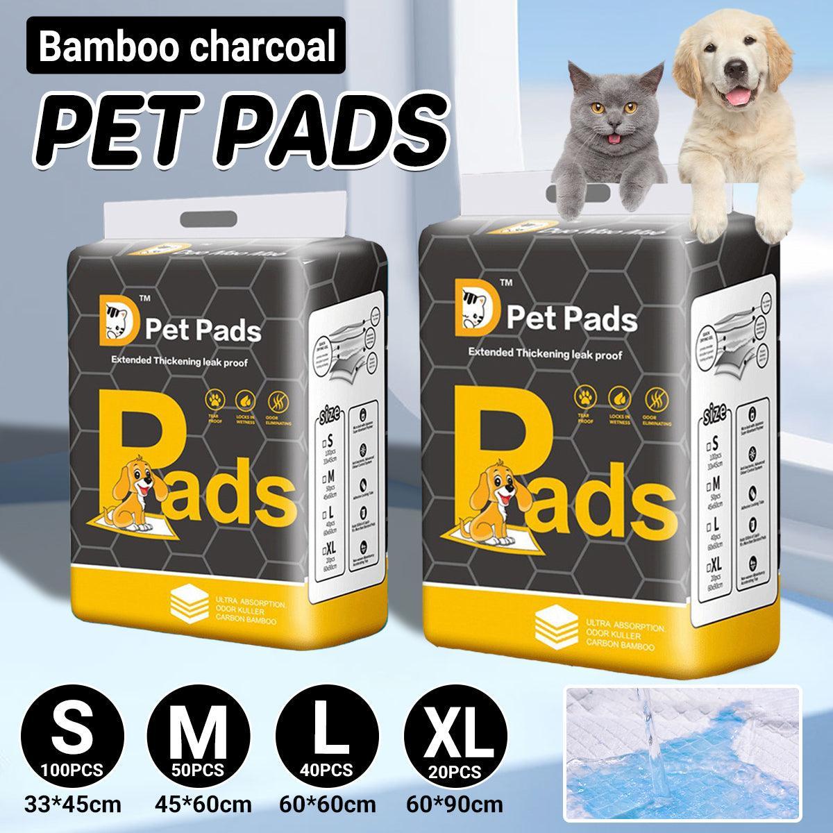 Bamboo Charcoal Deodorant Pet Pads L 40PCS