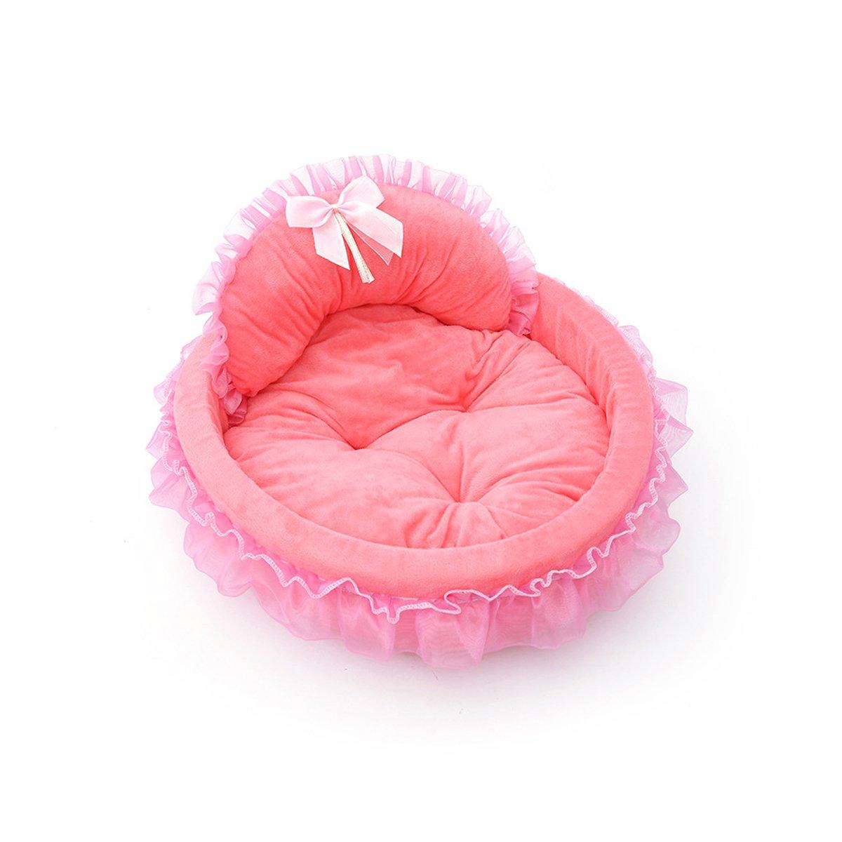 Princess Pet Kennel Soft Cat Dog Bed Grey - Image 7
