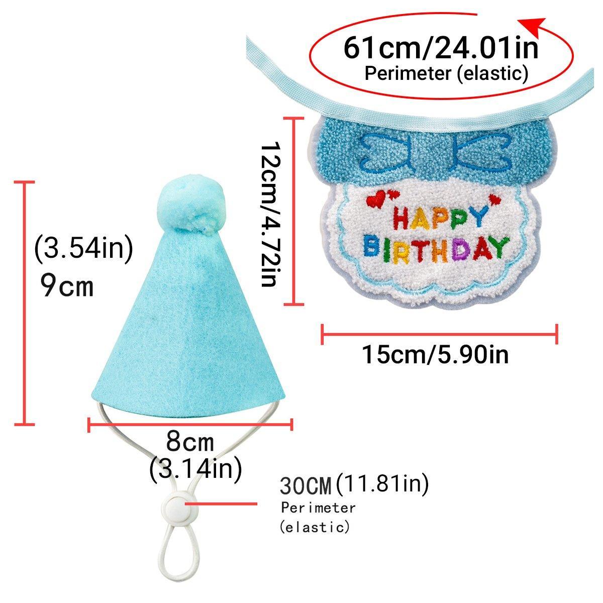 Pet Birthday Bib Pink Celebration - Image 3