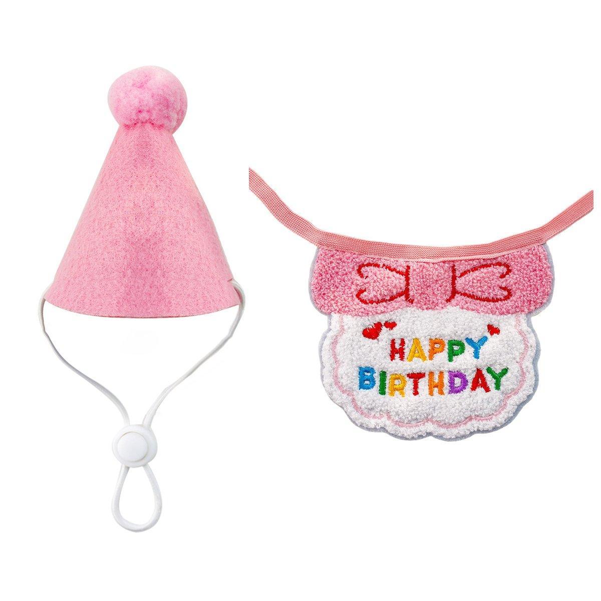 Pet Birthday Bib Pink Celebration - Image 6