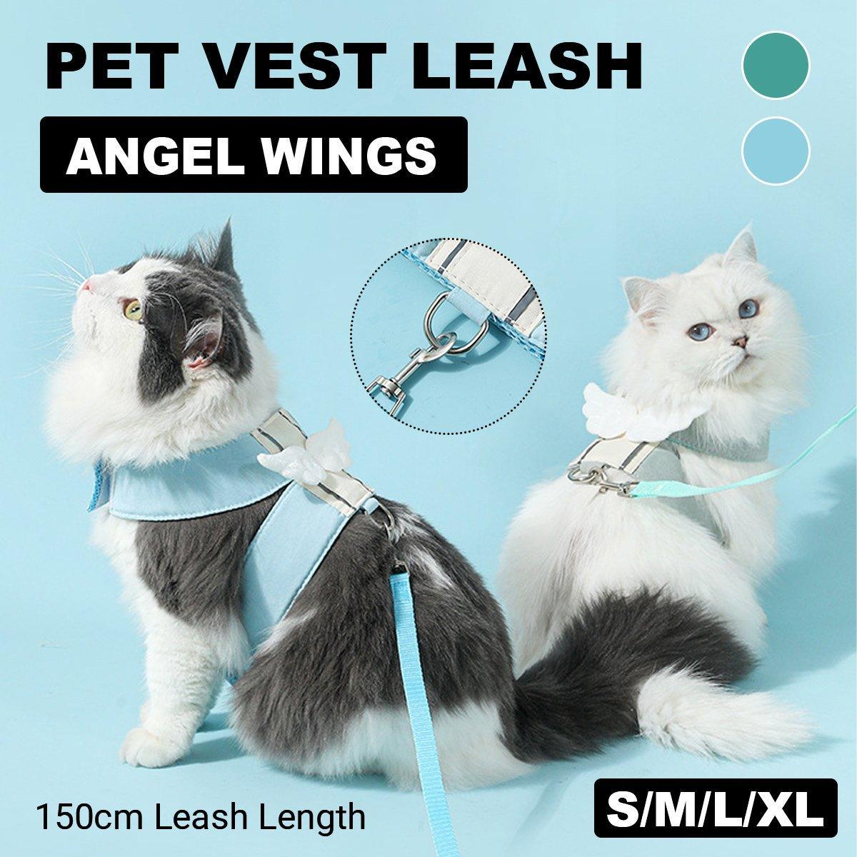 Pet Angel Wings Dog Vest Blue S
