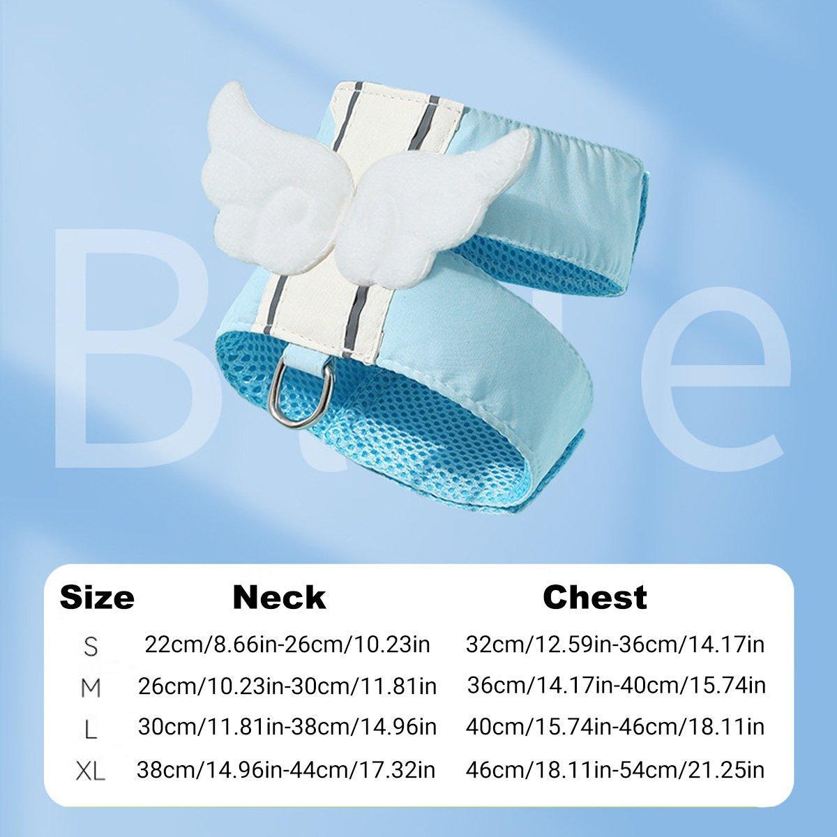Pet Angel Wings Dog Vest Blue S - Image 3
