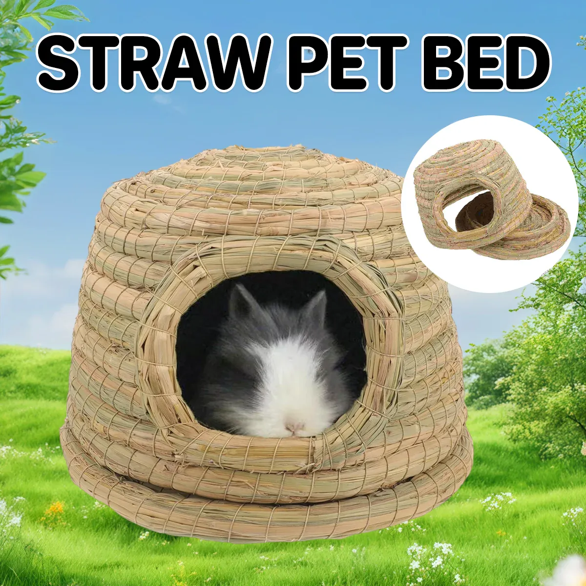 Rabbit Grass Nest Small Pet Hideout