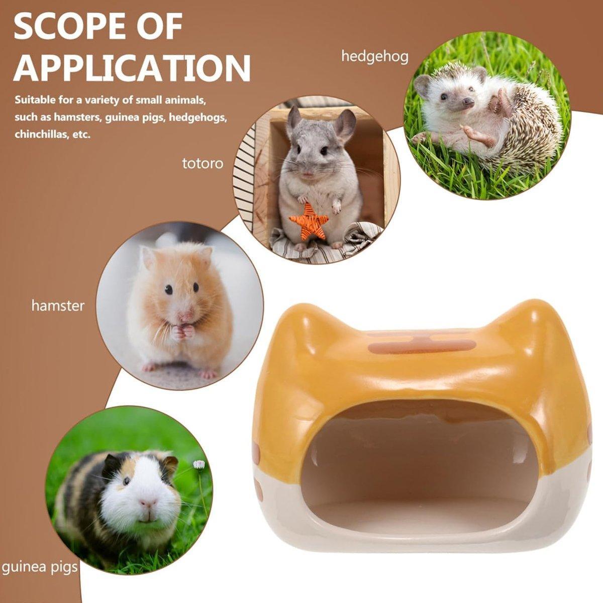 Hamster Porcelain Nest Escape House Set - Image 5