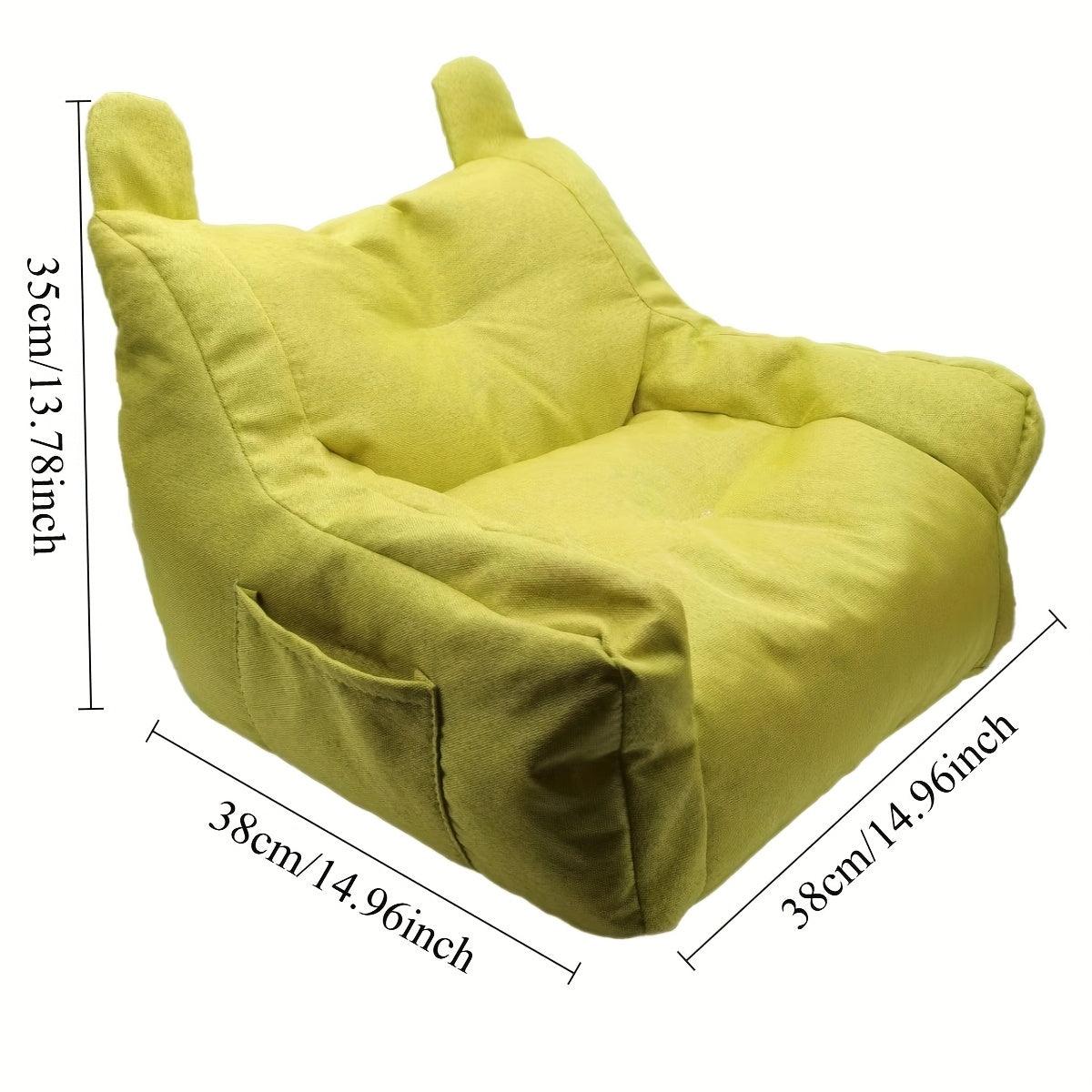 Small Sofa Chair Couch White - Image 3