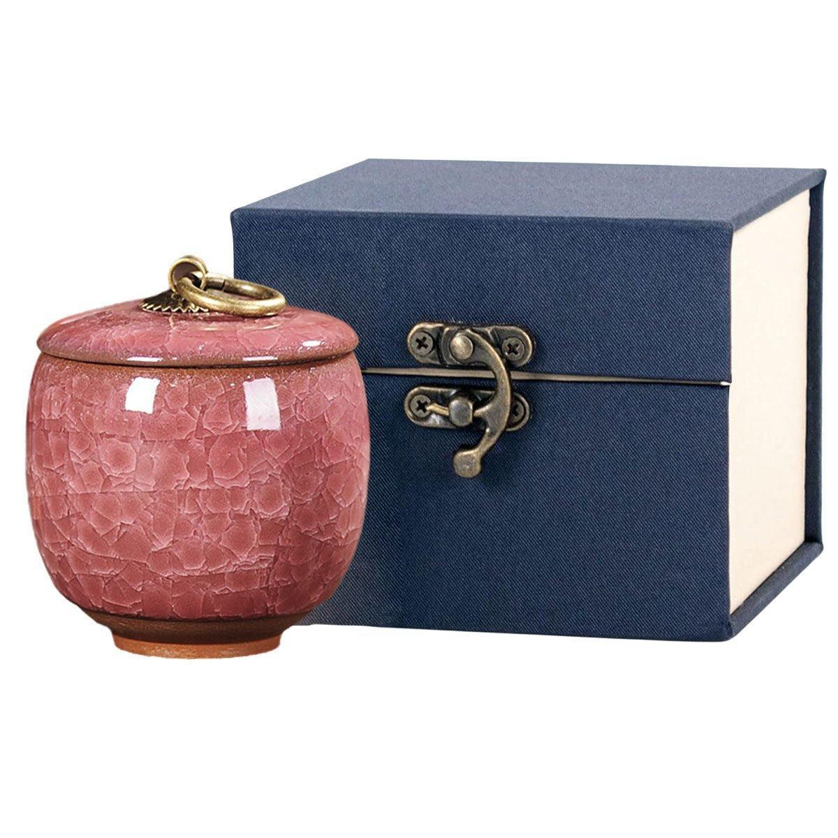 Small Pet Urn for Ashes Blue - Image 10