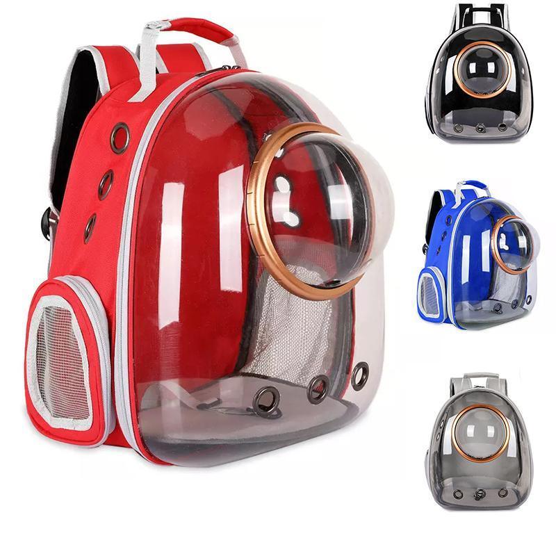 Travel Space Capsule Pet Backpack Black - Image 2
