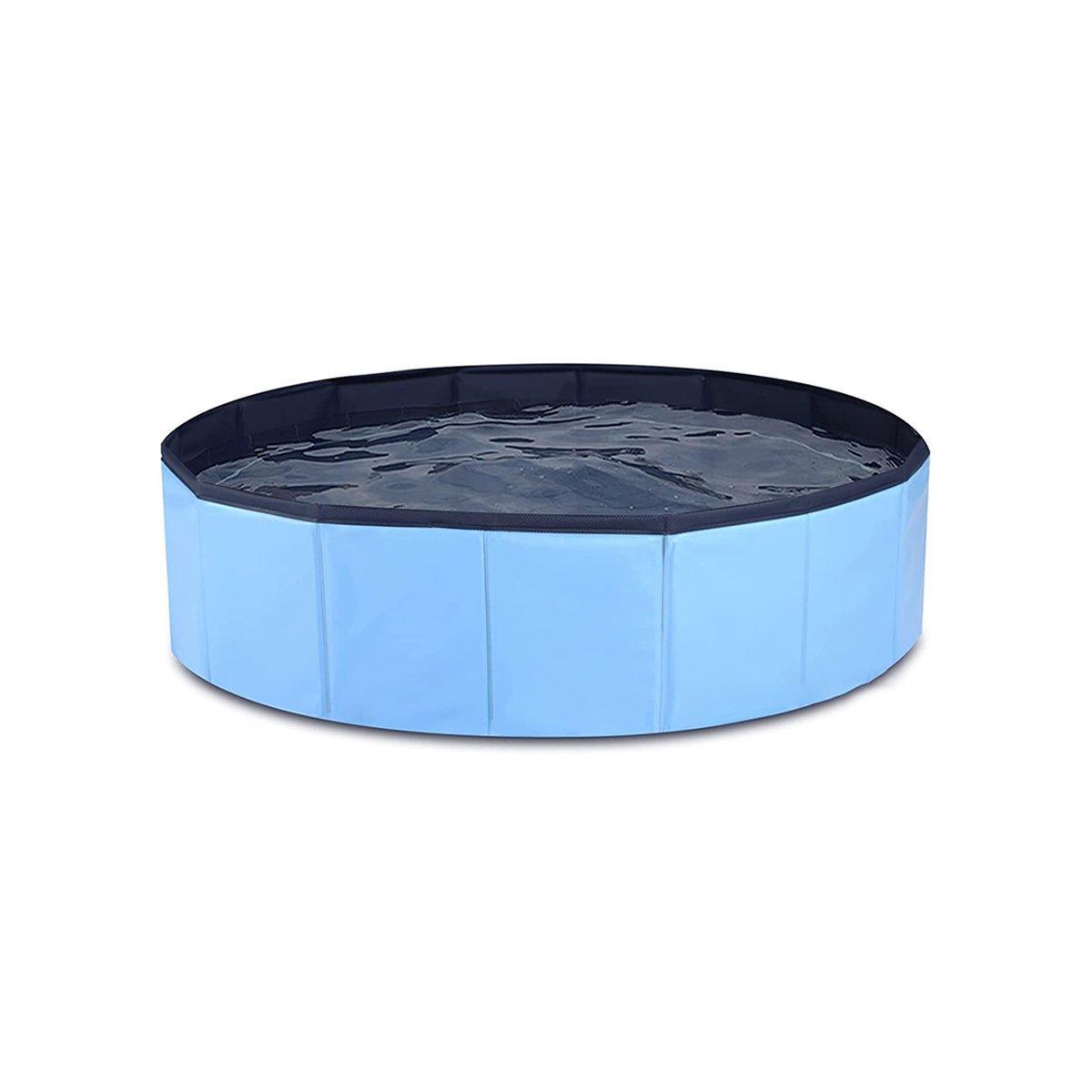 Pet Swimming Pool Foldable Blue 120x30cm