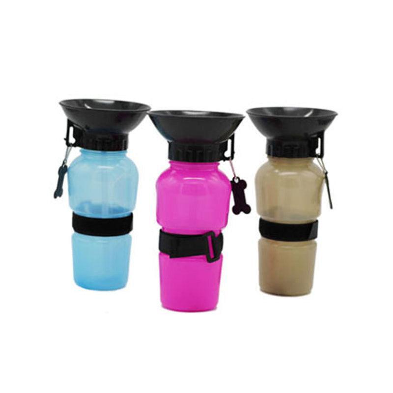 500Ml Dog Cat Water Bottle Pink Portable - Image 2