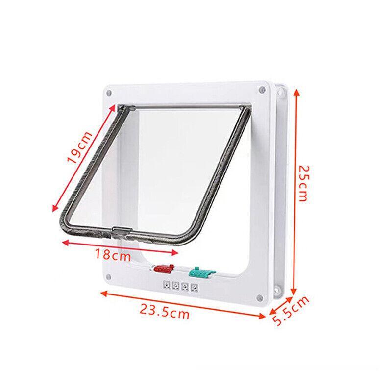 4-Way Lockable Pet Door Large - Image 3