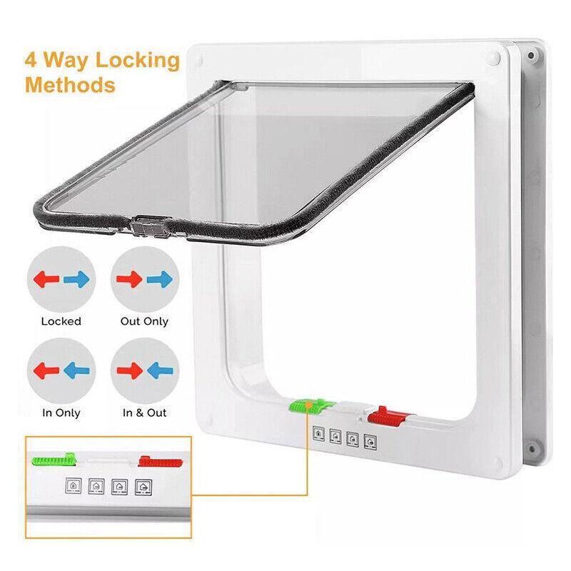 4-Way Lockable Pet Door Large - Image 4