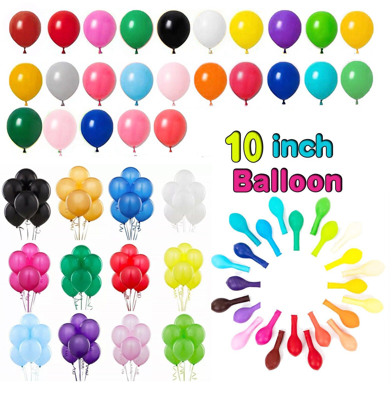 100PCS 10 Inch Latex Balloons Green